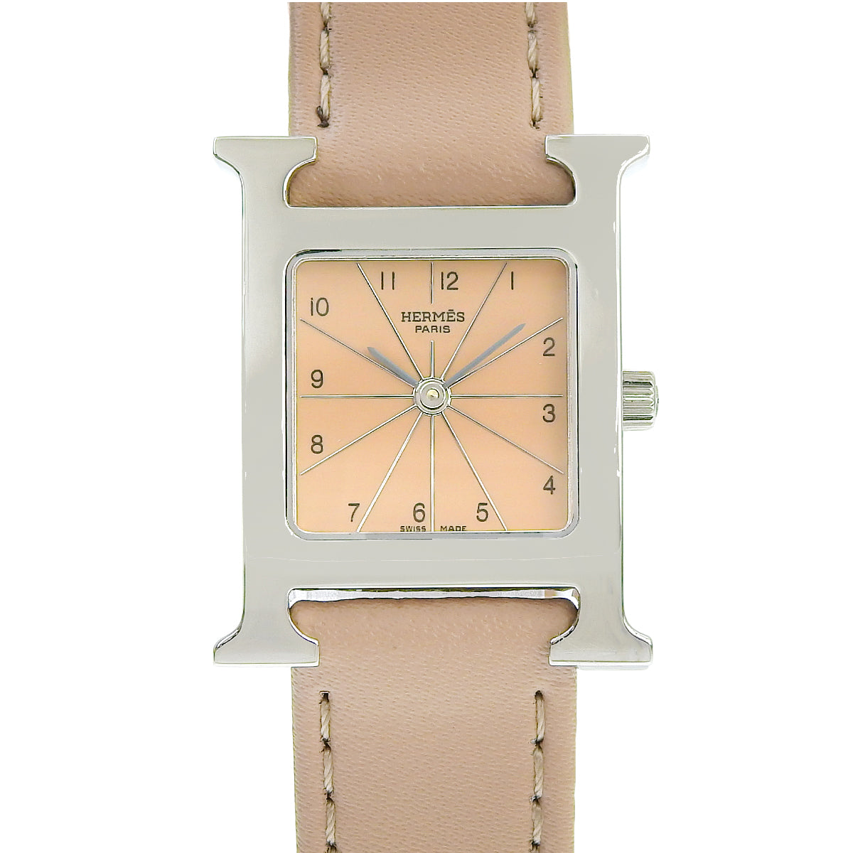 Hウォッチ HH1.210 SS/革 ベージュ クオーツ レディース
