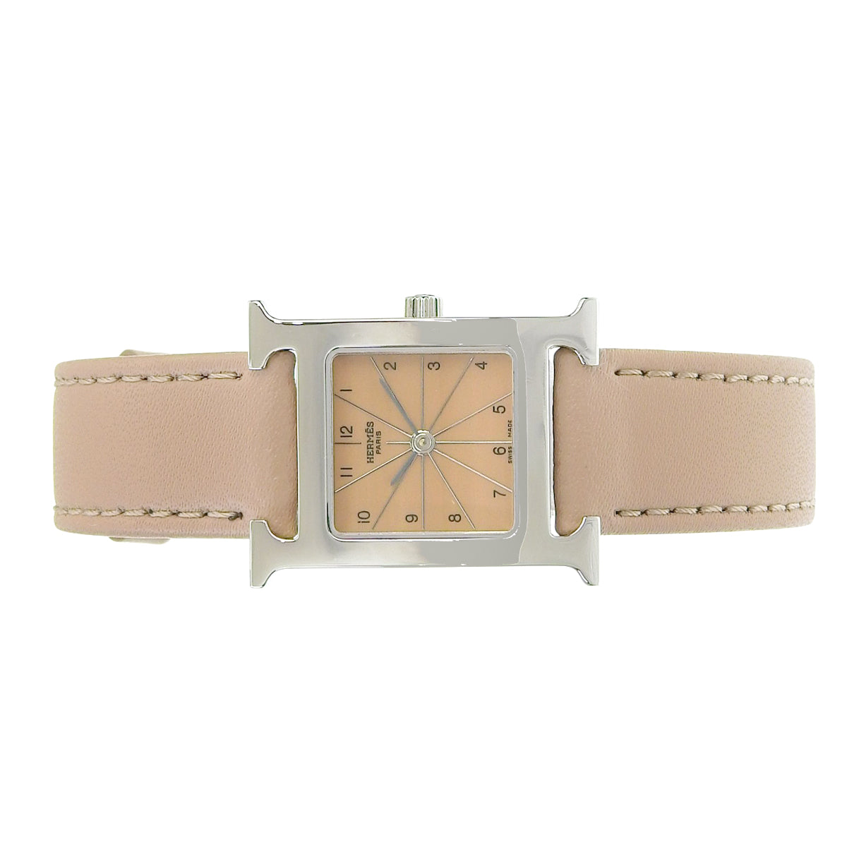Hウォッチ HH1.210 SS/革 ベージュ クオーツ レディース