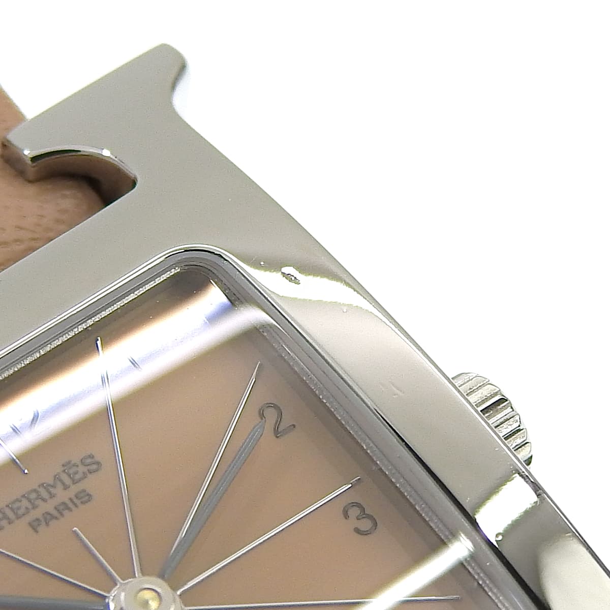 H Watch HH1.210 SS/Leather Beige Quartz Ladies