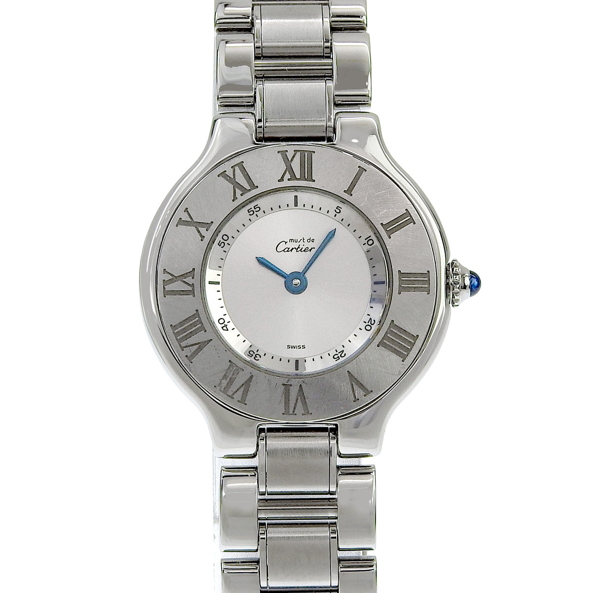 Must 21 Vantianne W10109T2 SS 银色石英女表