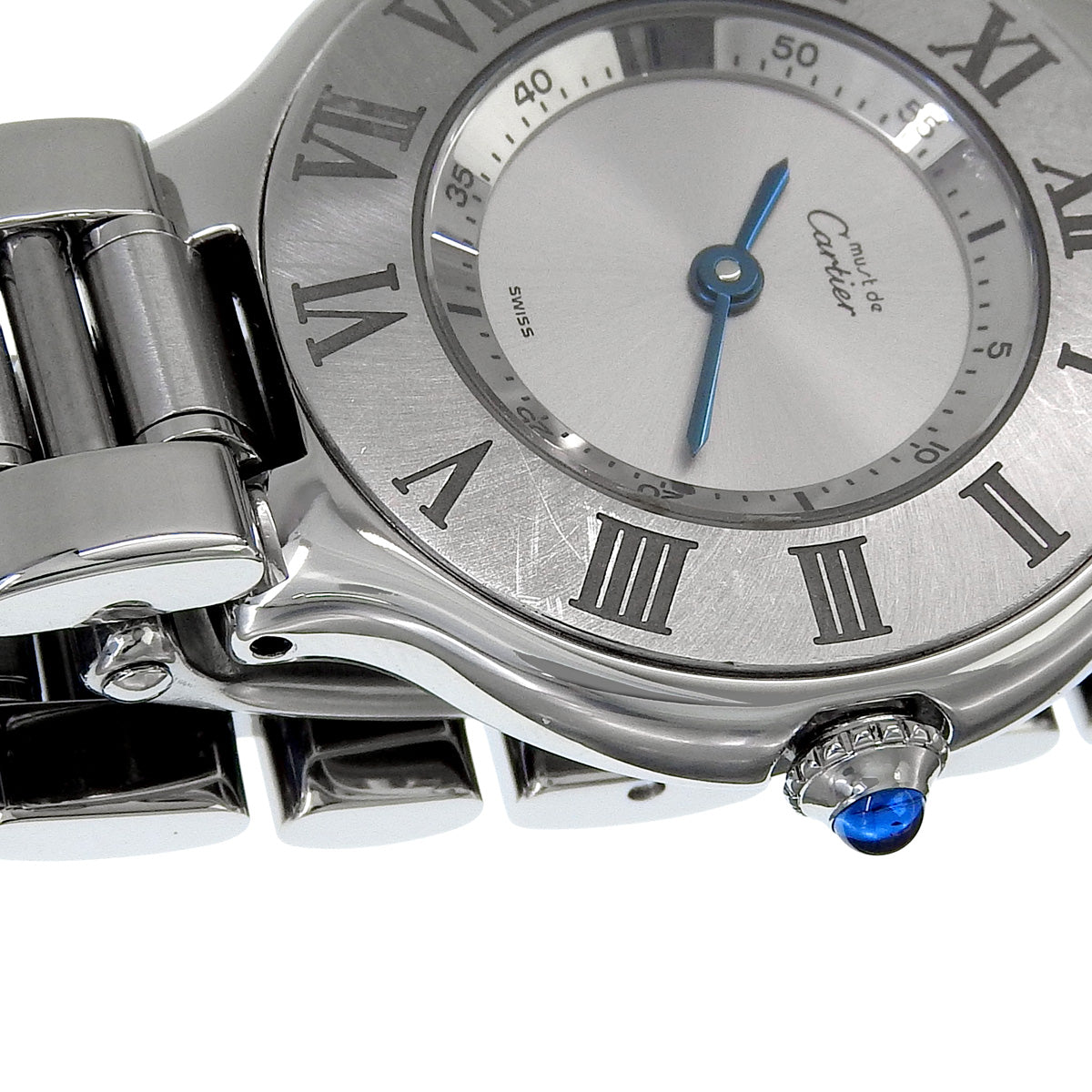 Must 21 Vantianne W10109T2 SS 银色石英女表