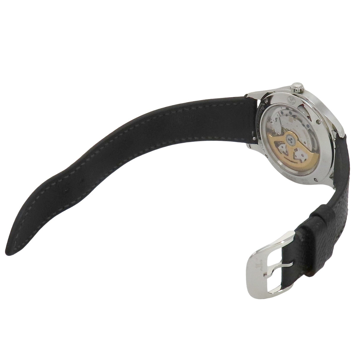 Master Control Date Q1548530 Stainless Steel/Leather Silver Automatic Men's