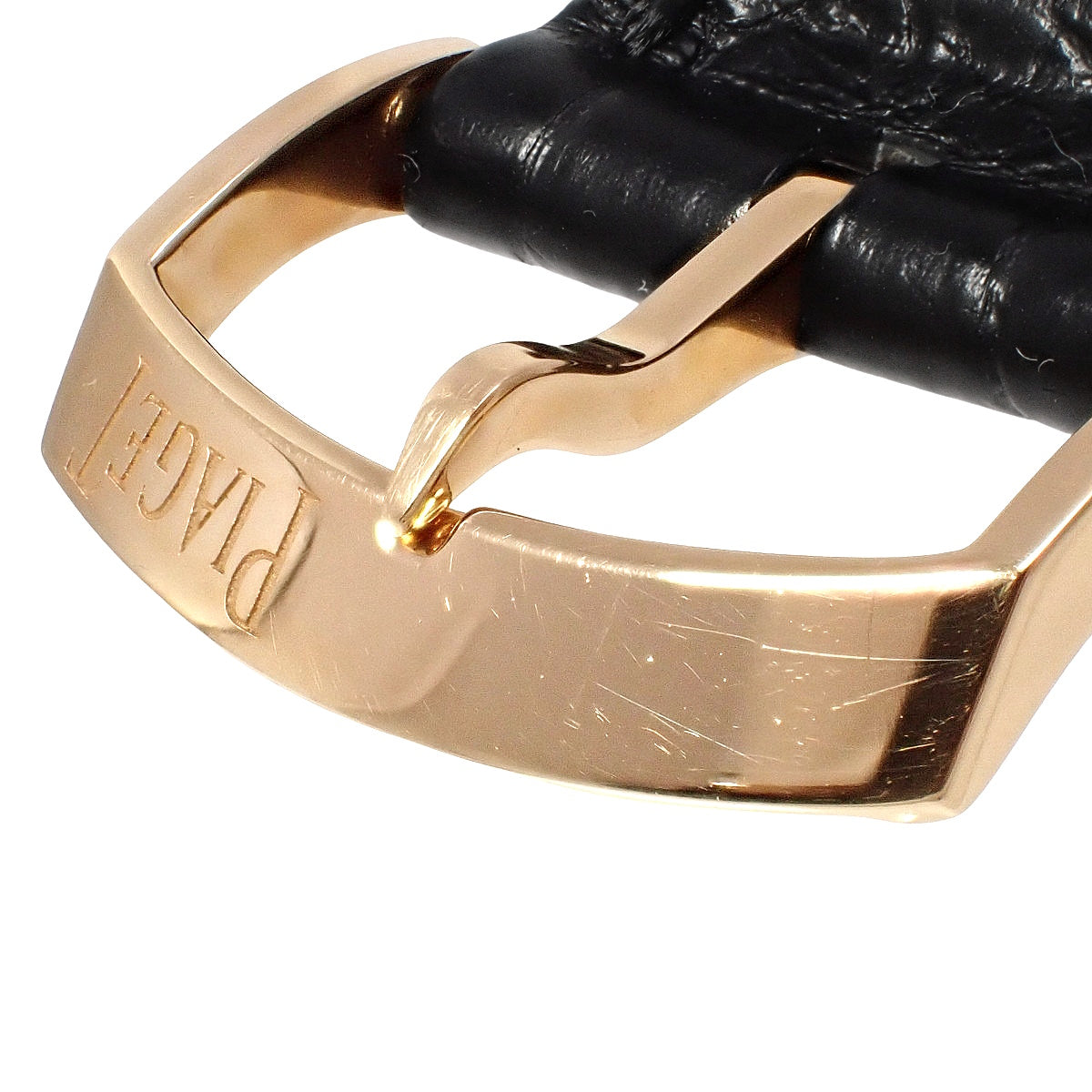 Altiplano Ultimate Automatic P10921 PG/皮革表圈镶钻手动上链男士腕表