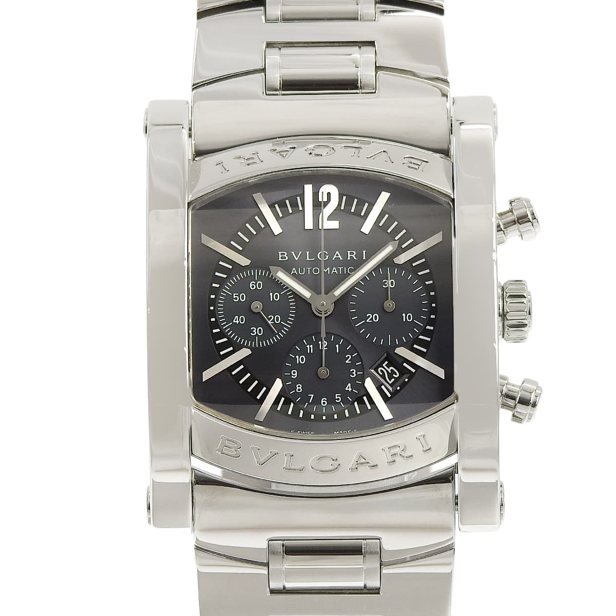 Assioma Chronograph AA44SCH Stainless Steel Gray Automatic Men's Watch