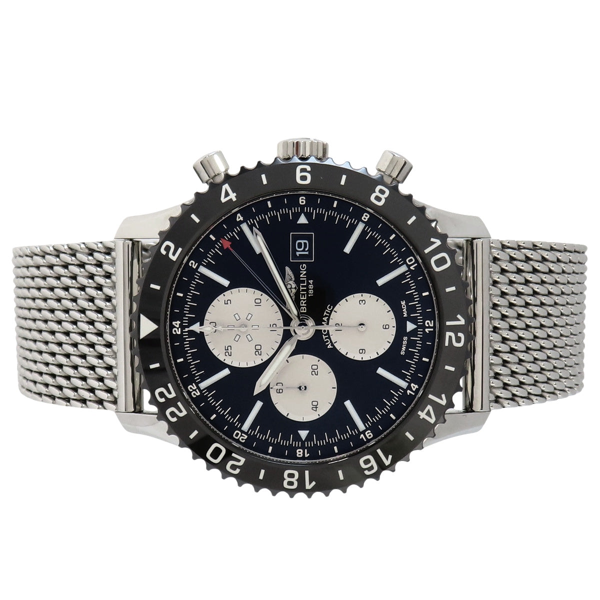 Chronoliner Y24310 SS Black Automatic Men's