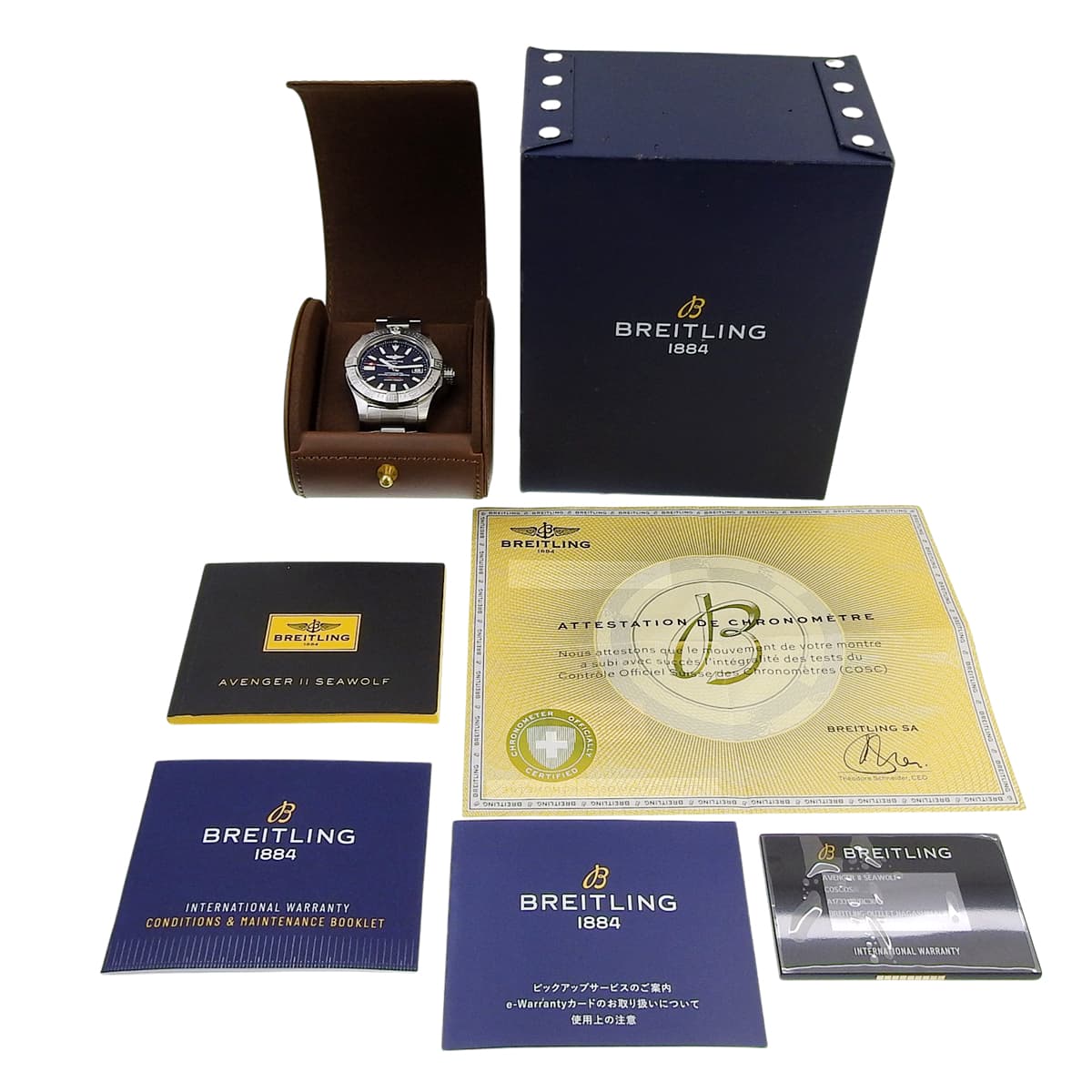 アヴェンジャー2 シーウルフ A1733110/BC30 SS ブラック 自動巻き メンズ