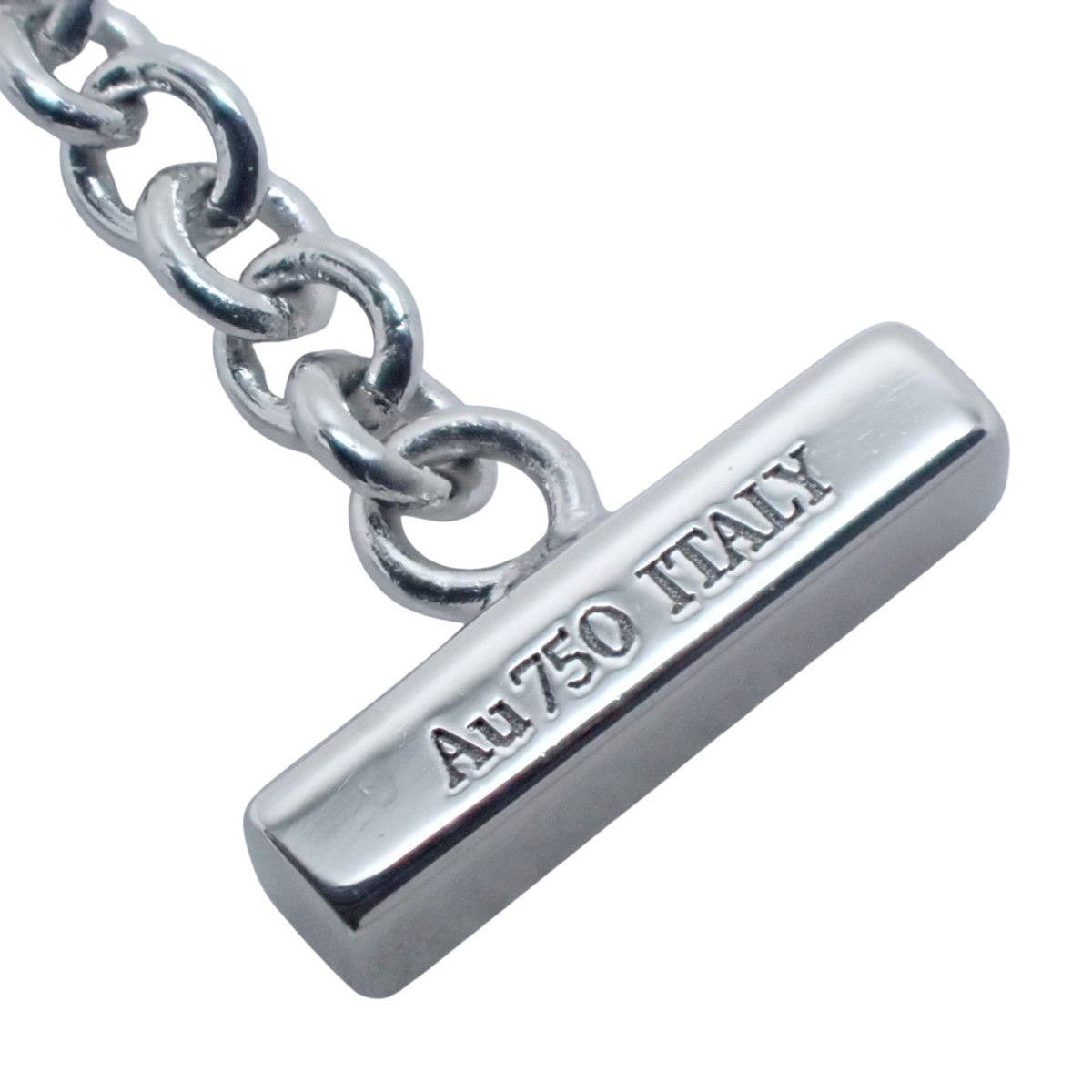 Smile Small Bracelet in Blue Topaz and White Gold (18K White Gold)