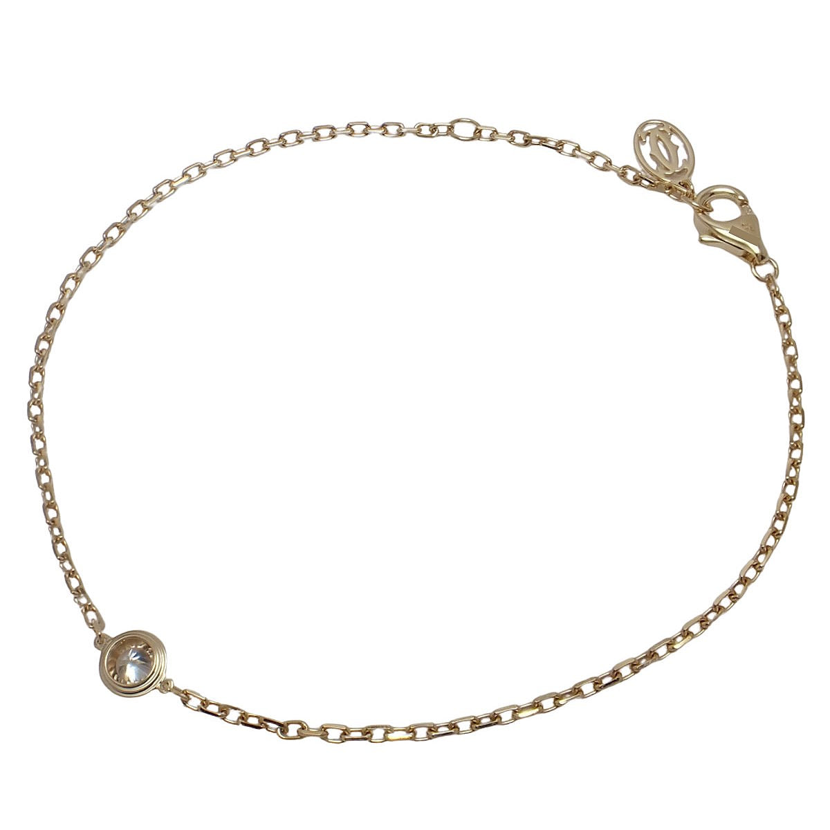 ダムール ブレスレット ダイヤモンド イエローゴールド K18YG