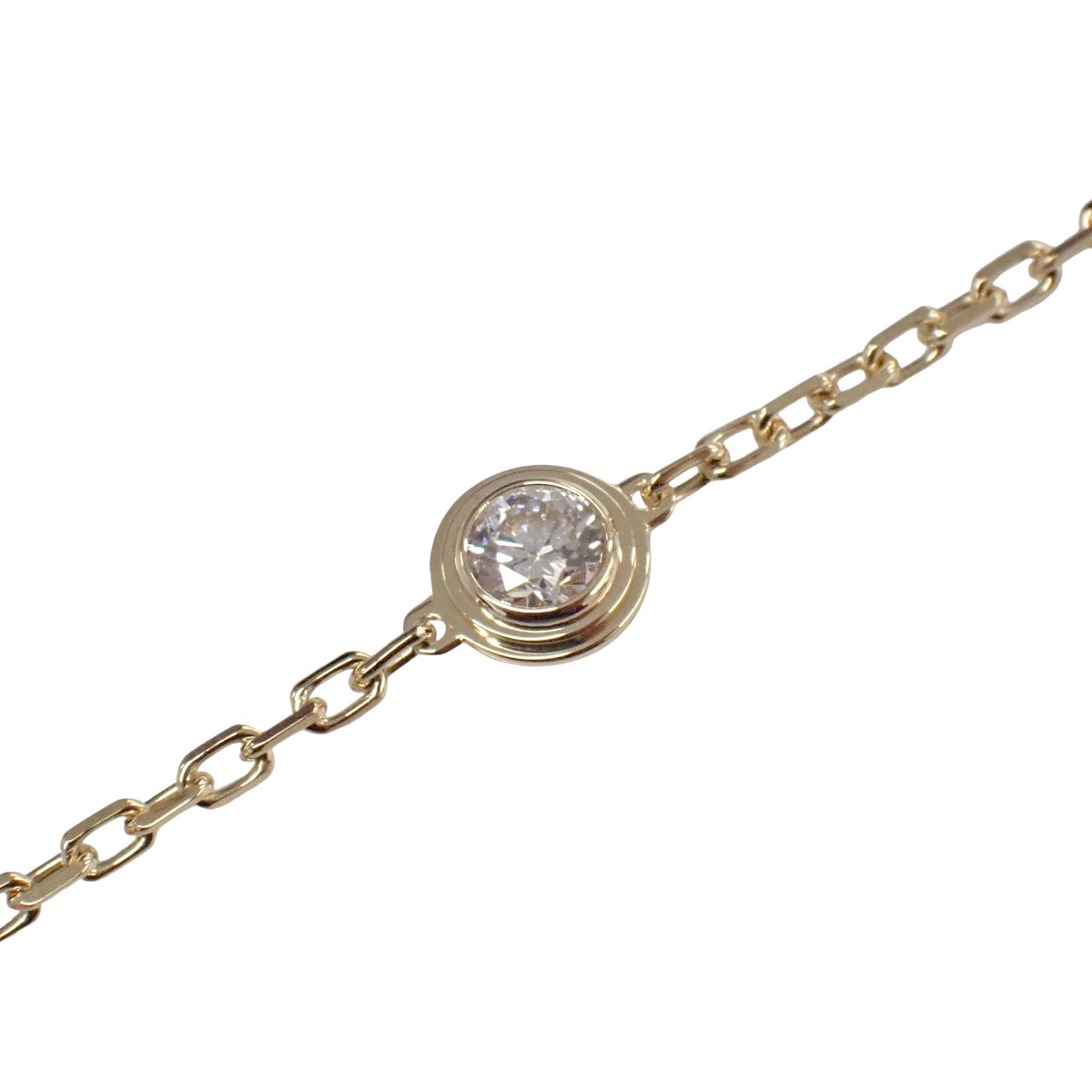 ダムール ブレスレット ダイヤモンド イエローゴールド K18YG