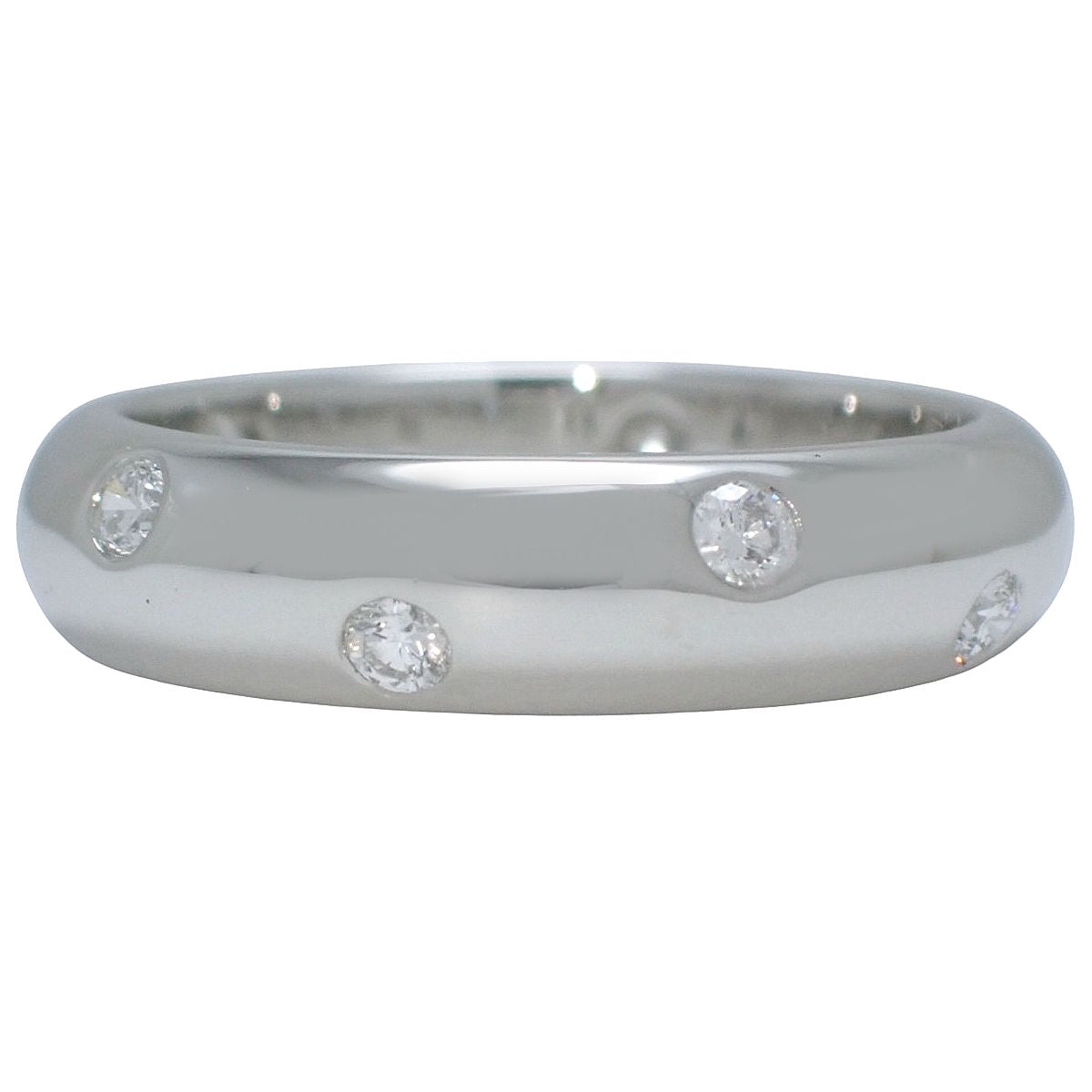 ドッツ リング ダイヤモンド プラチナ Pt950