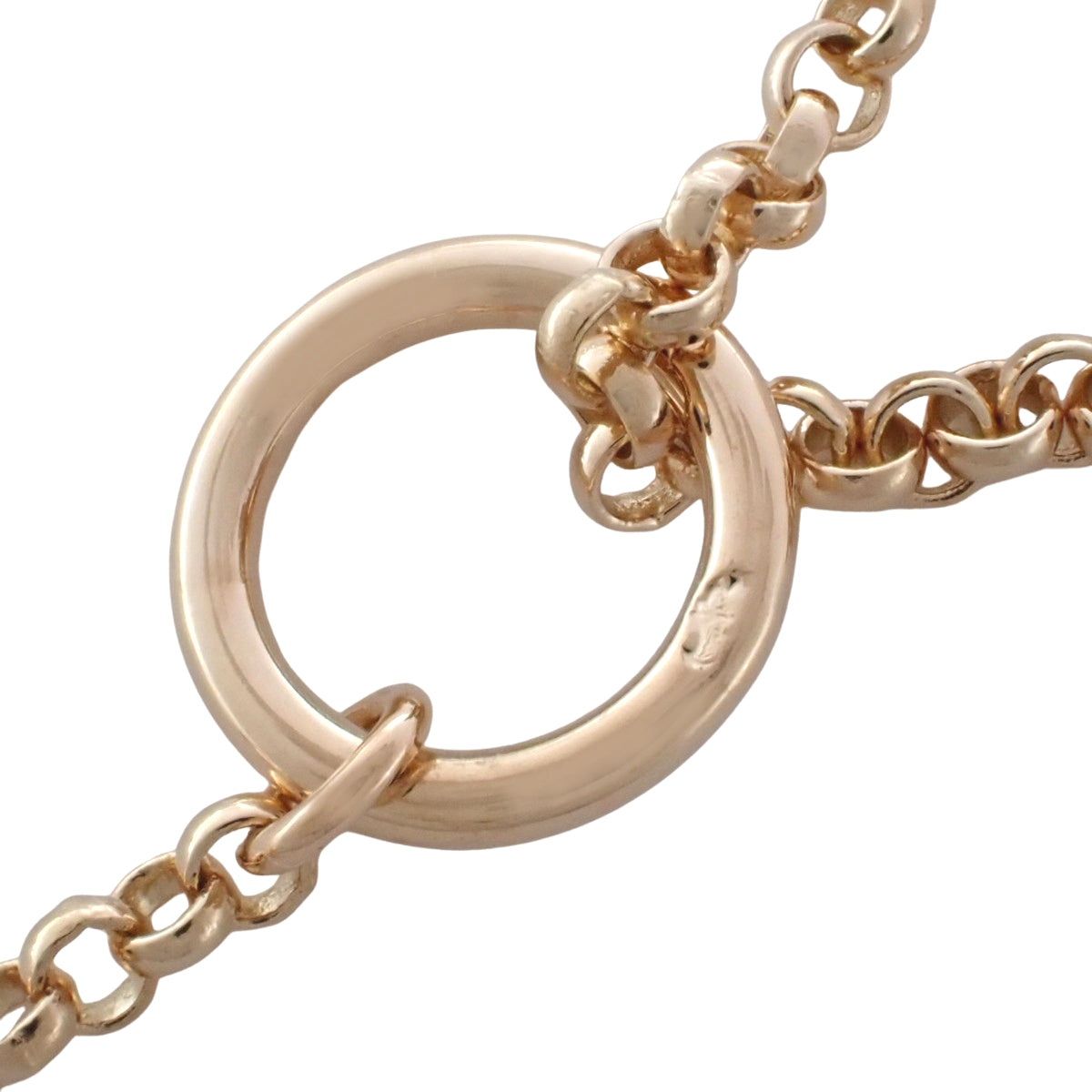 ガンバード ネックレス ダイヤモンド ピンクゴールド K18PG