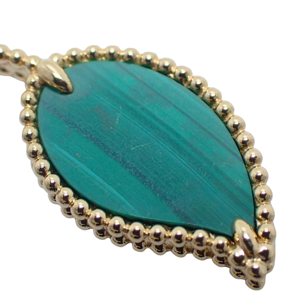 幸运阿尔罕布拉手链,四种图案可选:红玉髓/白贝壳/孔雀石/虎眼石,18K黄金