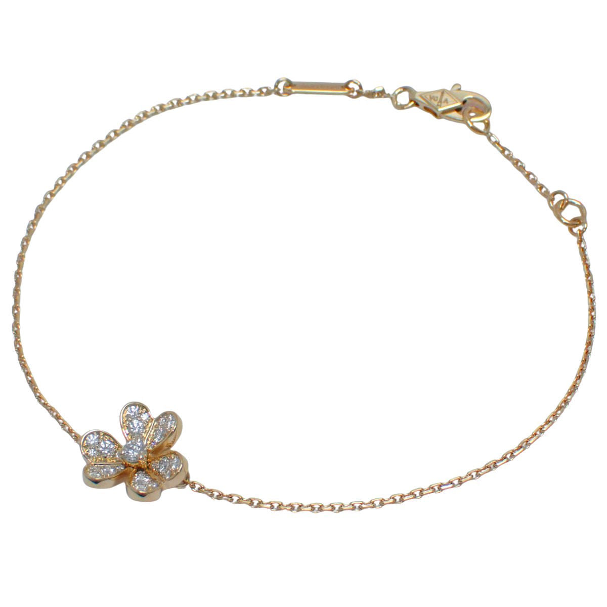 Frivole Bracelet, Mini Model, Diamond, Yellow Gold, 18K Yellow Gold