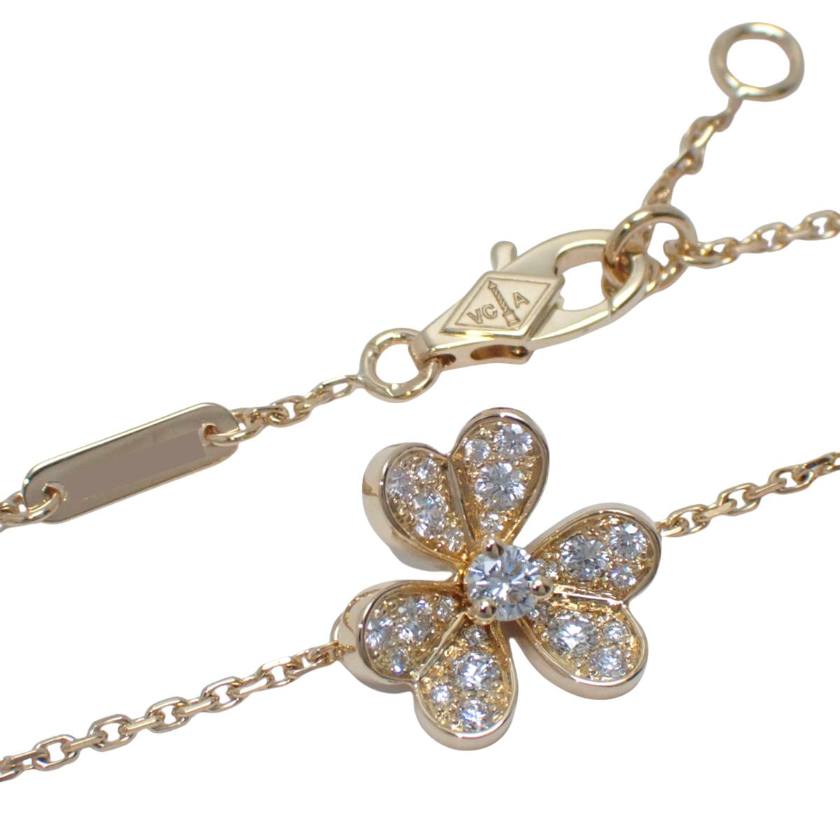 Frivole Bracelet, Mini Model, Diamond, Yellow Gold, 18K Yellow Gold