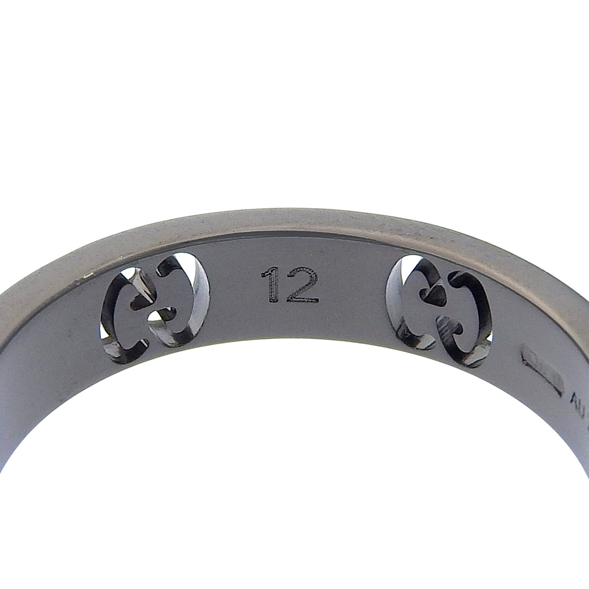 Icon Stardust Ring, Black Diamond, White Gold, 18K White Gold, 3.4g