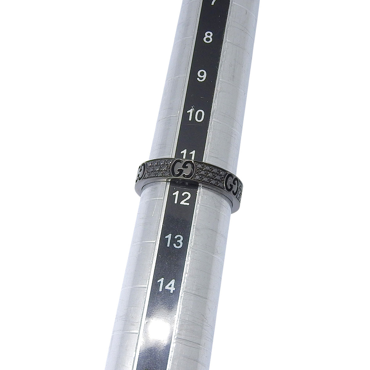 Icon Stardust Ring, Black Diamond, White Gold, 18K White Gold, 3.4g