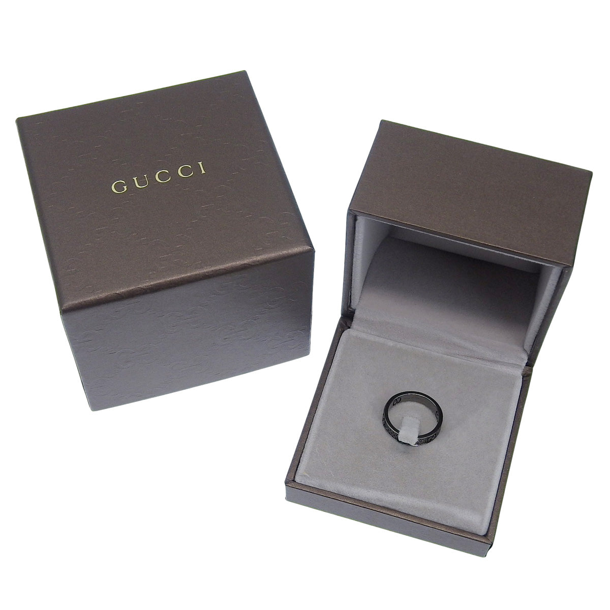 Icon Stardust Ring, Black Diamond, White Gold, 18K White Gold, 3.4g