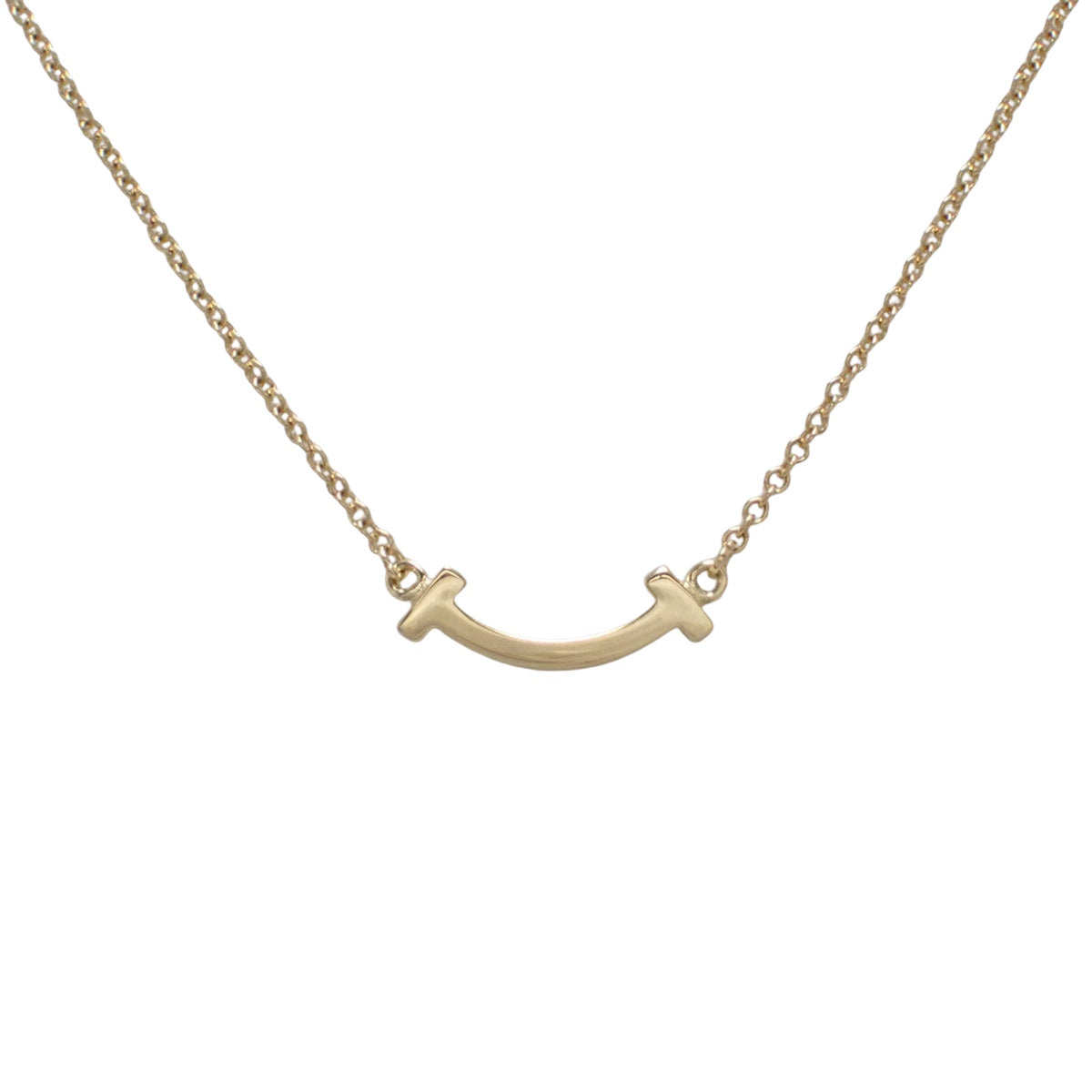 スマイル ペンダント イエローゴールド K18YG