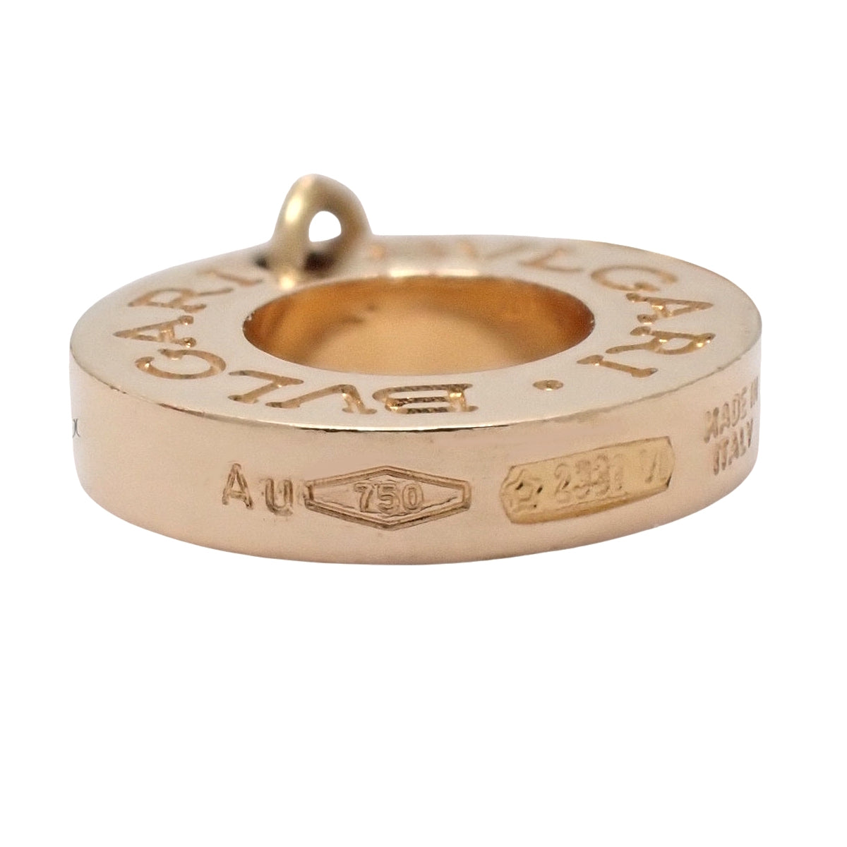 ビー・ゼロワン エレメント ネックレス ダイヤモンド K18PG セラミック 17.7g