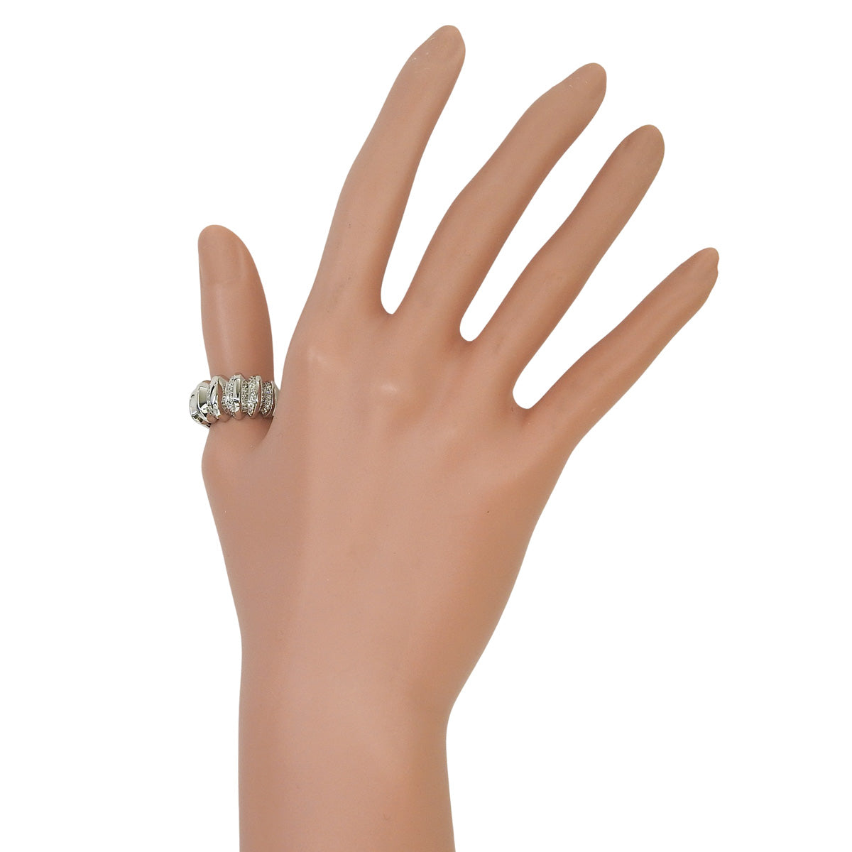 Diamond ring D0.35 Platinum Pt950 13.5g