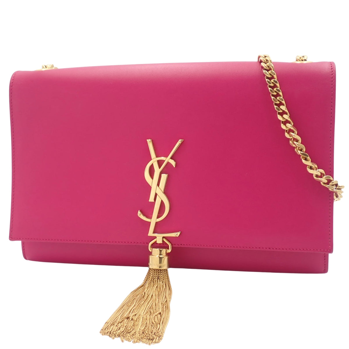 ケイト タッセル ミディアム カーフ ピンク 354119