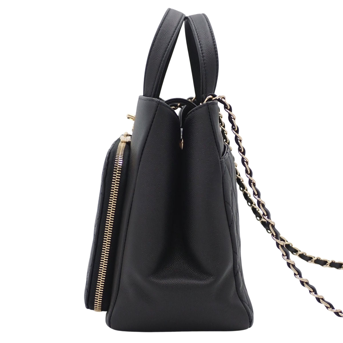 Matelasse Affinity Small Caviar Skin Black A93750 2-Way Shoulder/Crossbody Bag