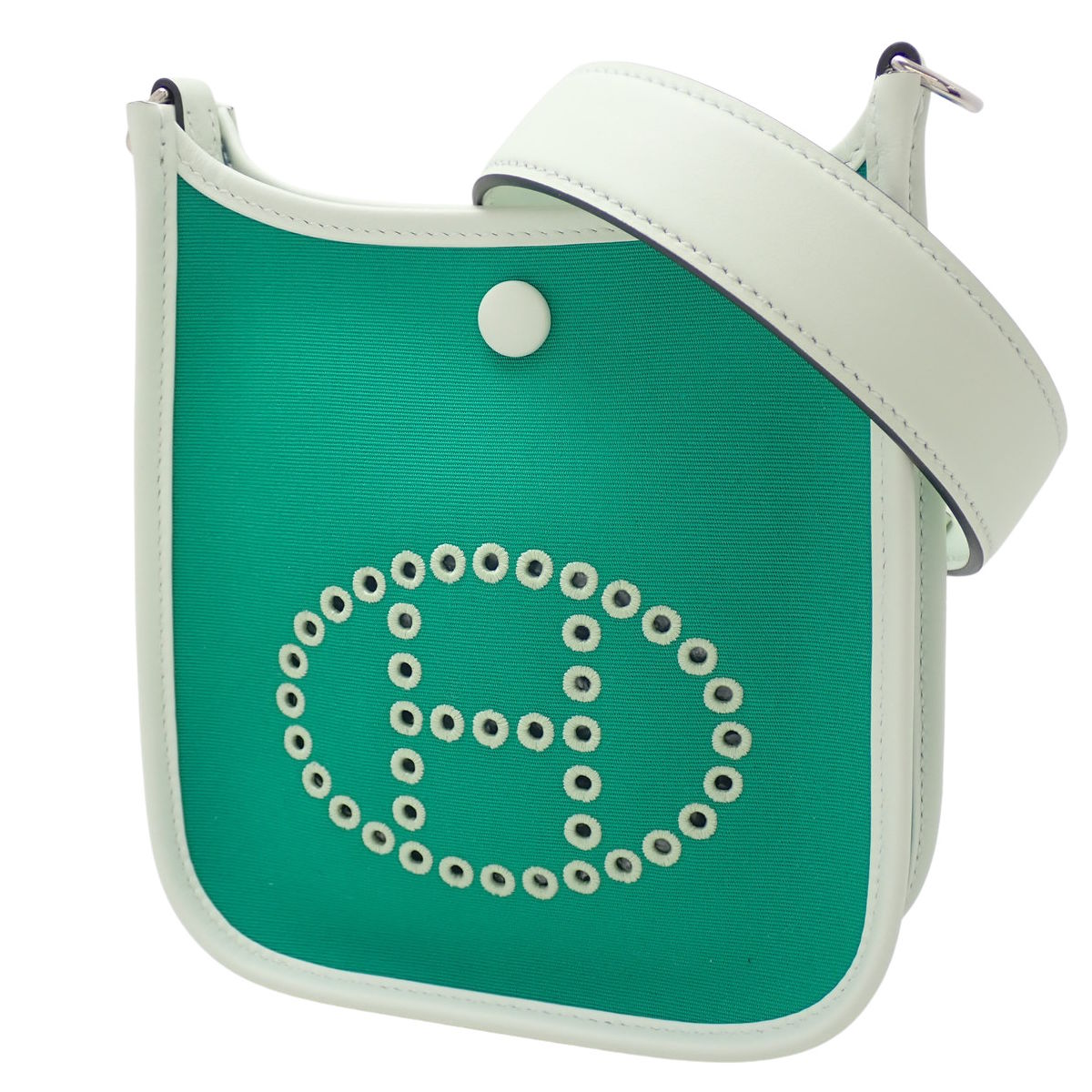 【新品】ネオエヴリンTPM トワルオフィシエ スイフト パラジウム金具 ミント ブルーアズテック ヴェールフィズ W刻印