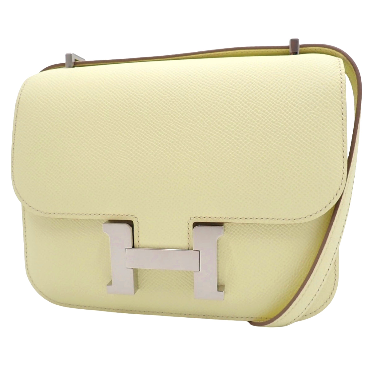 【未使用】コンスタンスミニ3 ミロワール ヴォーエプソン ジョーヌミルトン シルバー金具 W刻印