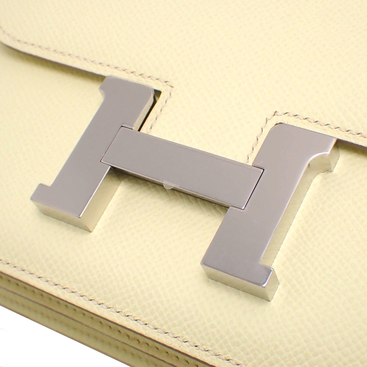 【未使用】コンスタンスミニ3 ミロワール ヴォーエプソン ジョーヌミルトン シルバー金具 W刻印