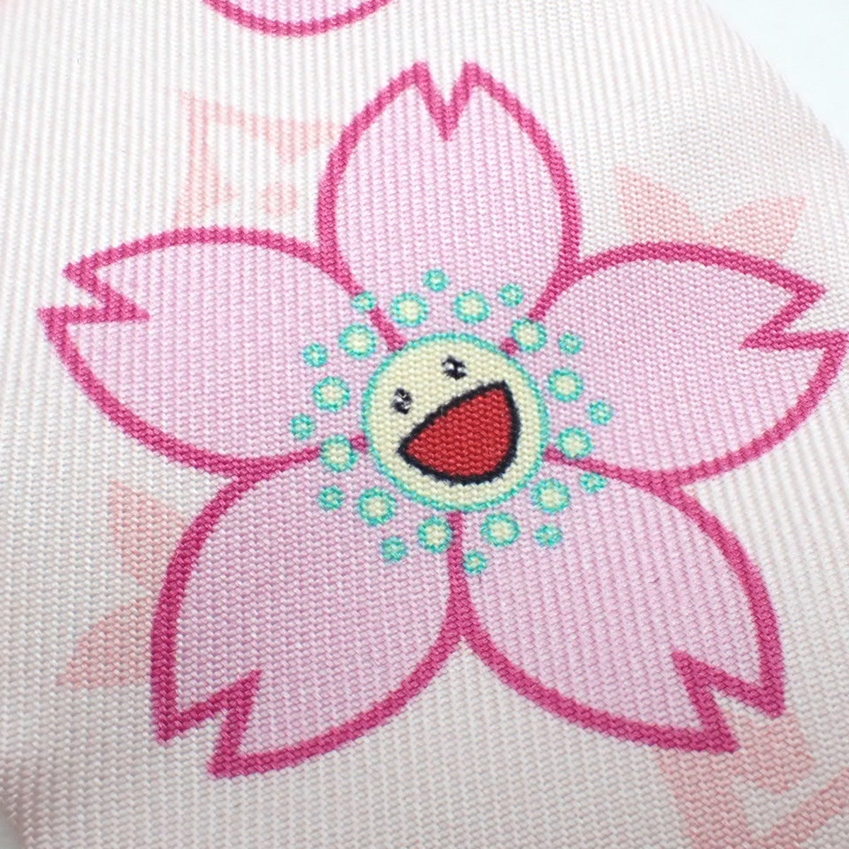 LV x TM Bandeau BB 樱花丝绸手镯 M94969,与村上隆合作款