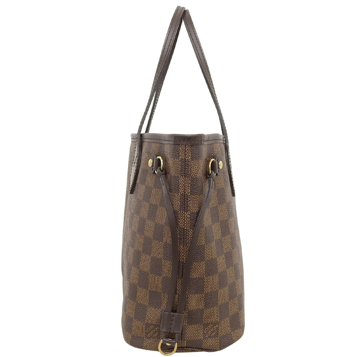 Damier Ebene Neverfull PM Damier 帆布棕色 N40600