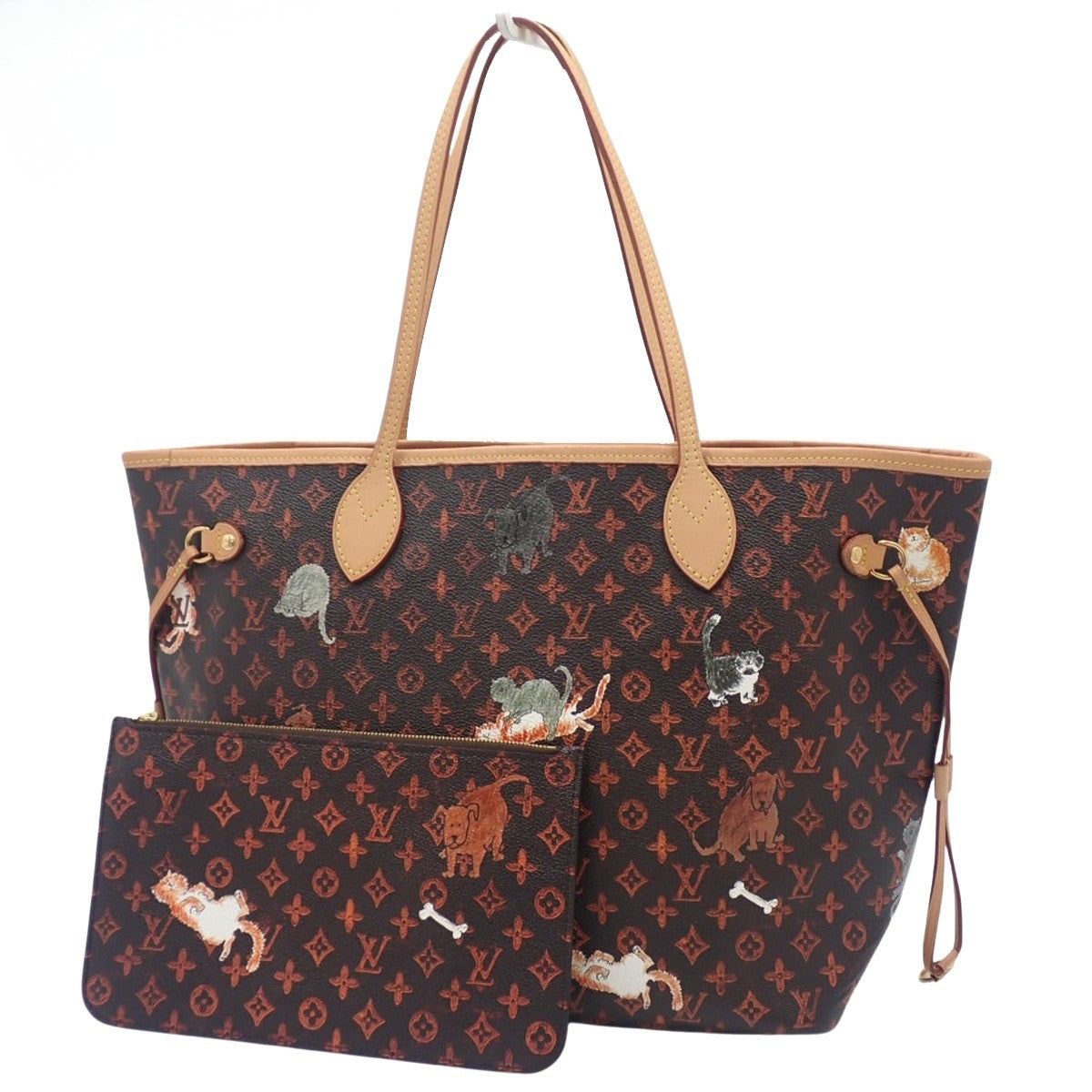 Transformed Monogram Catgram Neverfull MM 酒红色 M44441