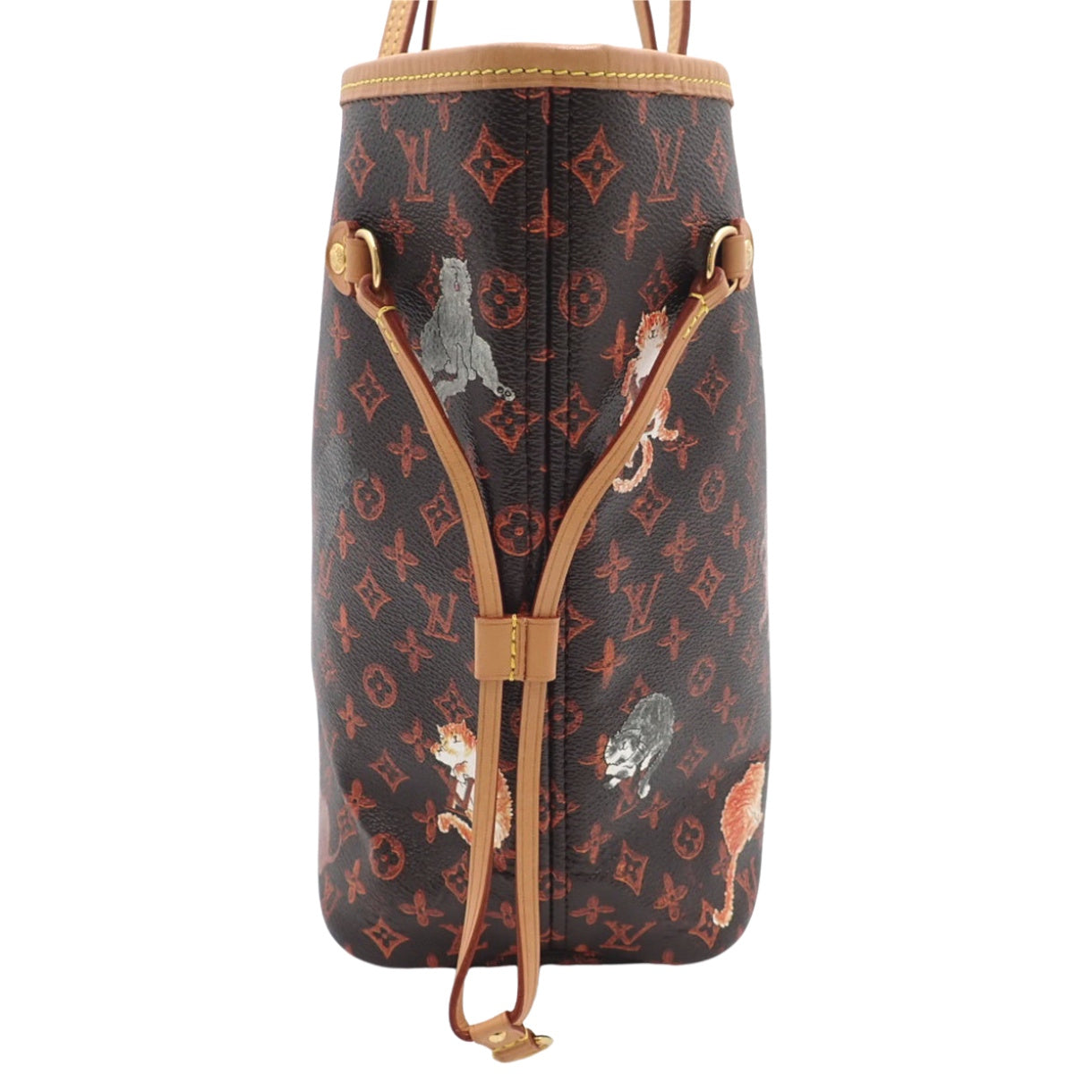 Transformed Monogram Catgram Neverfull MM 酒红色 M44441