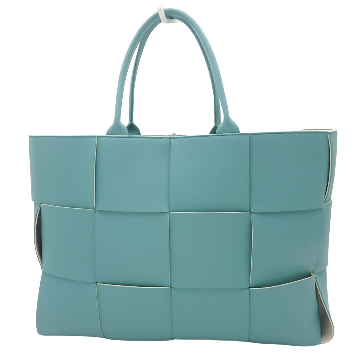 マキシイントレチャート ラージ アルコ トートバッグ ラムスキン ライトブルー