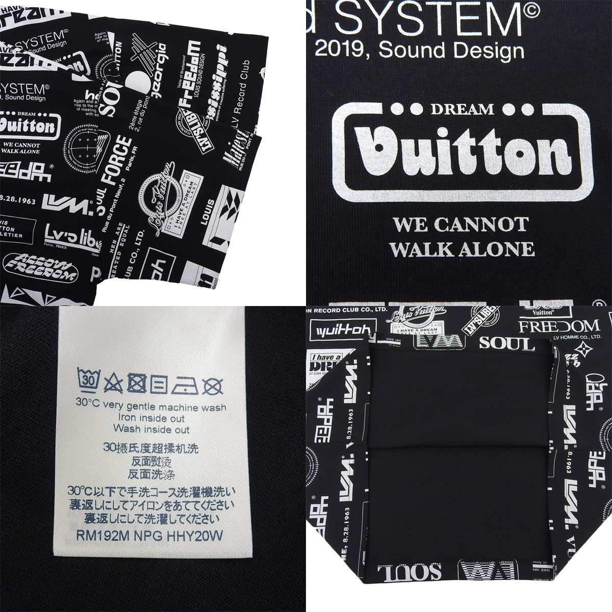 オールオーバー ロゴプリント Tシャツ 2019年 M RM192M