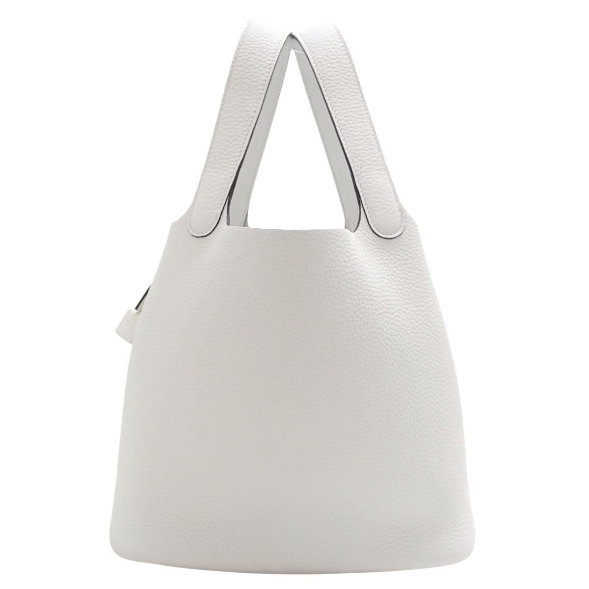 【未使用】ピコタンロックMM トリヨンクレマンス ニューホワイト ゴールド金具 K刻印