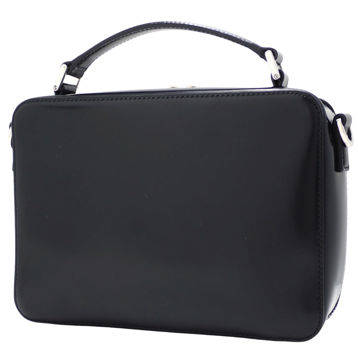 ブリック トライアングルロゴバッグ レザー NERO ネロ 2VH069