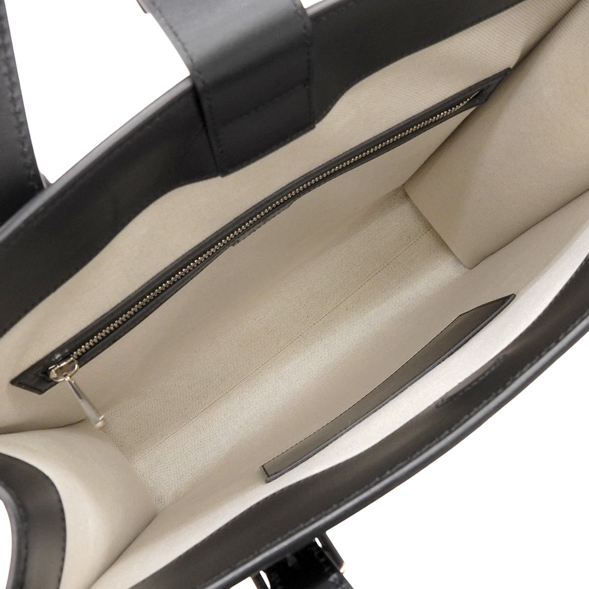 黑色皮革 GG 压纹两用包,700421