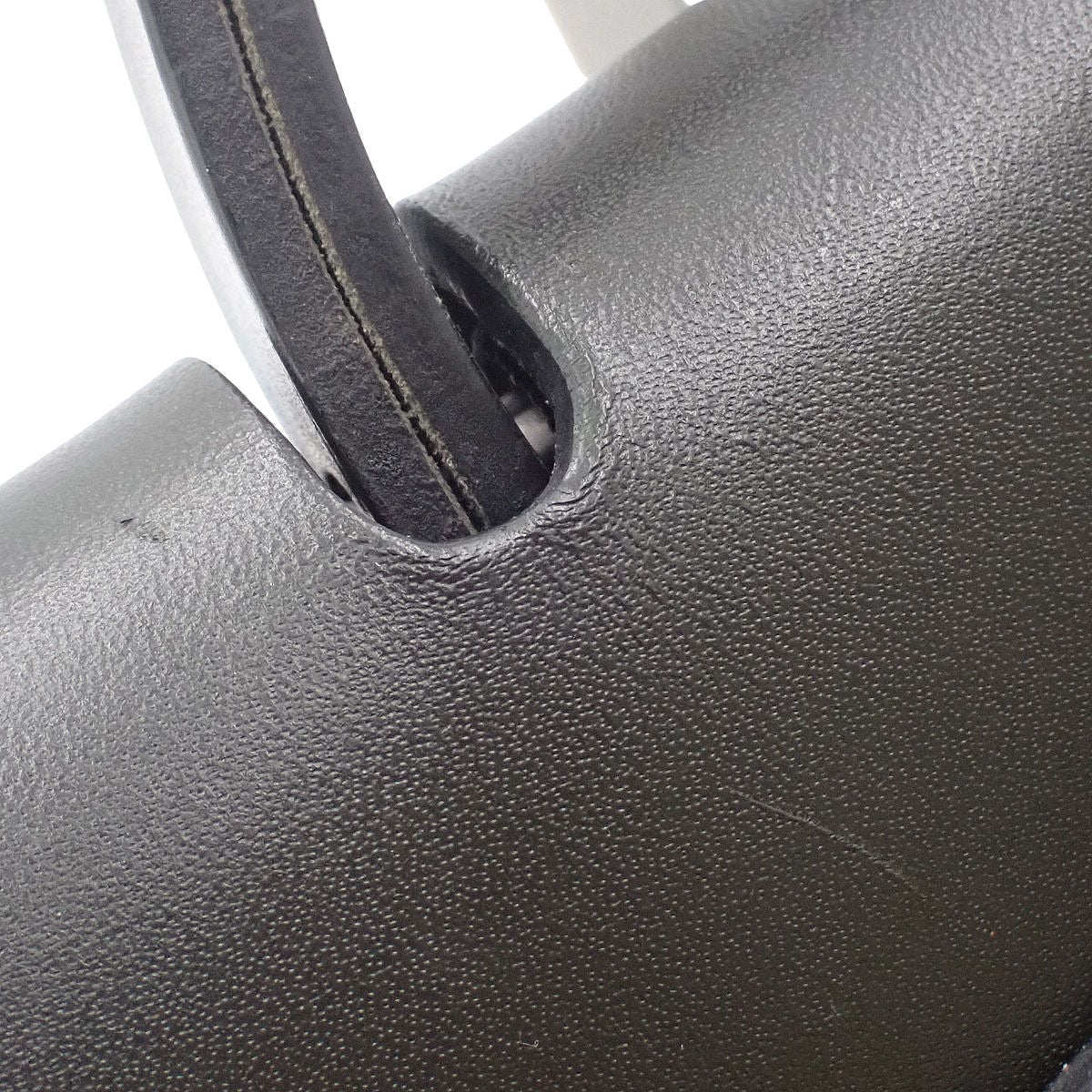 エールバッグジップPM トワルオフィシエ カーフ パラジウム金具 カーキ ブラック シルバー金具 D刻印