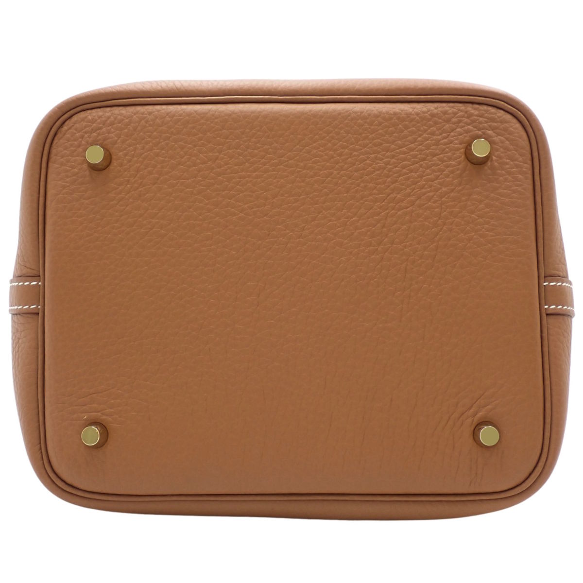 Picotin Lock MM, Taurillon Clemence leather, gold hardware, double stamped