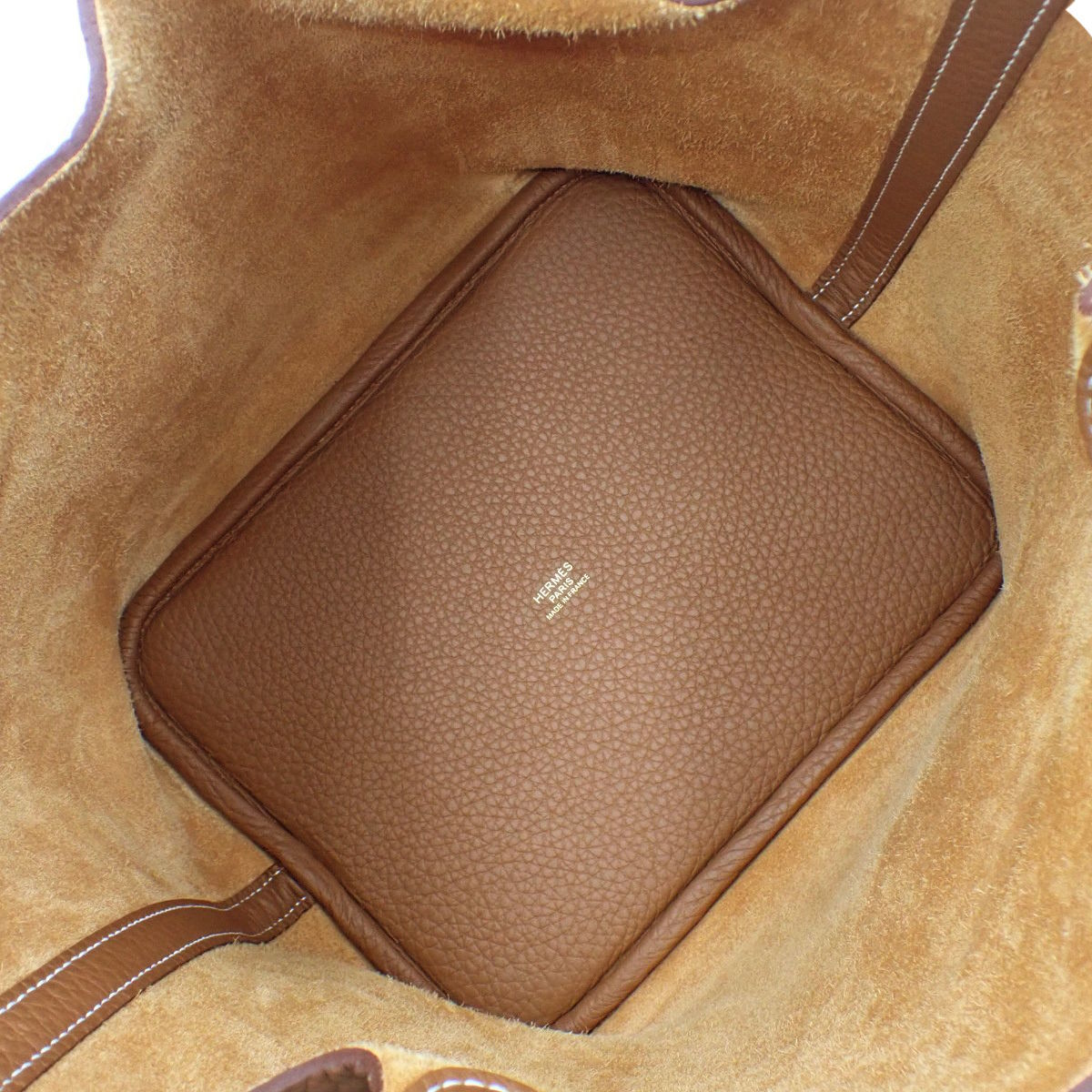 Picotin Lock MM, Taurillon Clemence leather, gold hardware, double stamped