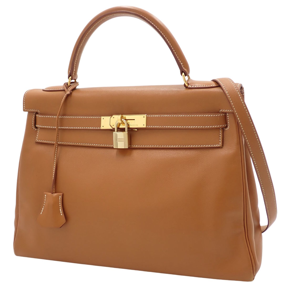 ケリー32 (内縫い) ヴォーガリバー ゴールド ゴールド金具 □B刻印