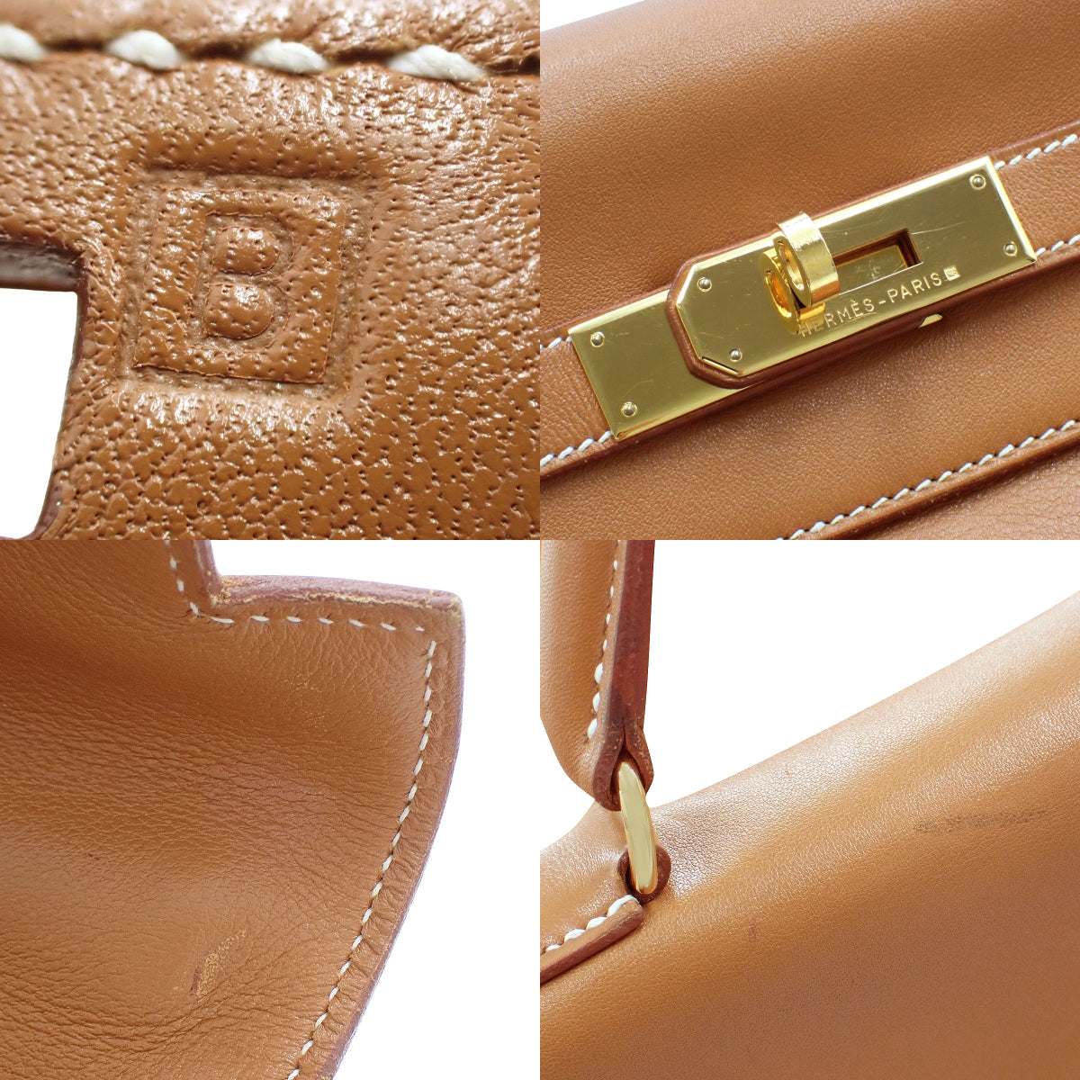 Kelly 32 (Inseam) Vauxhall Gulliver Gold, Gold Hardware, B Stamp