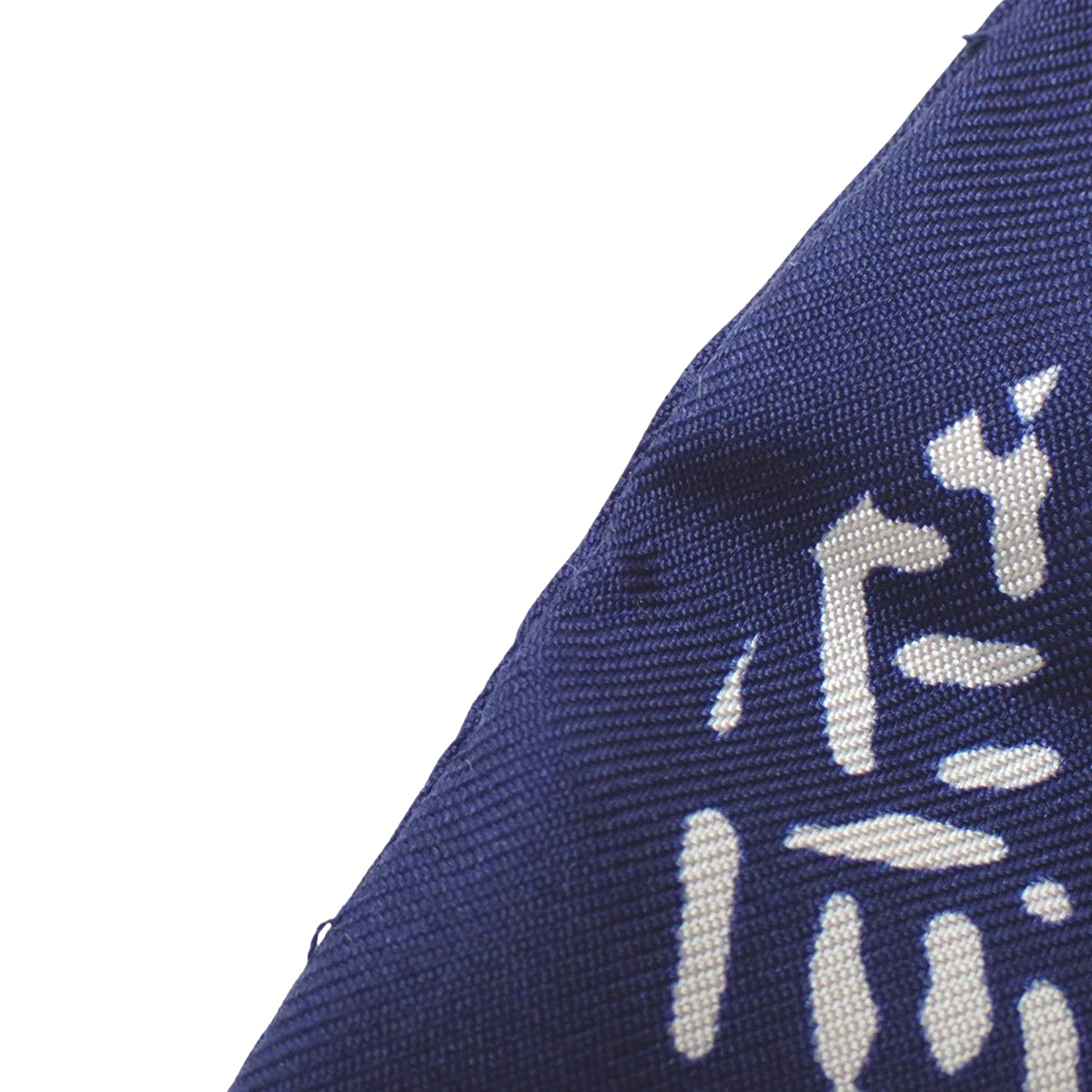 ココマーク リボンスカーフ シルク ネイビー