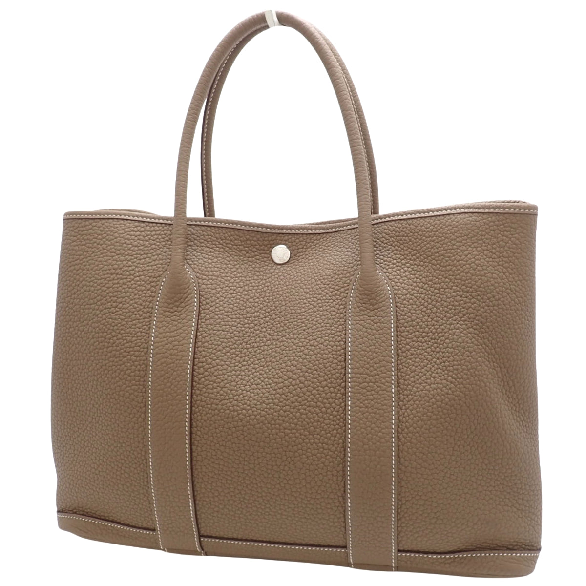 Garden Party PM Negonda Etoupe/Etoupe Silver Hardware C Stamp