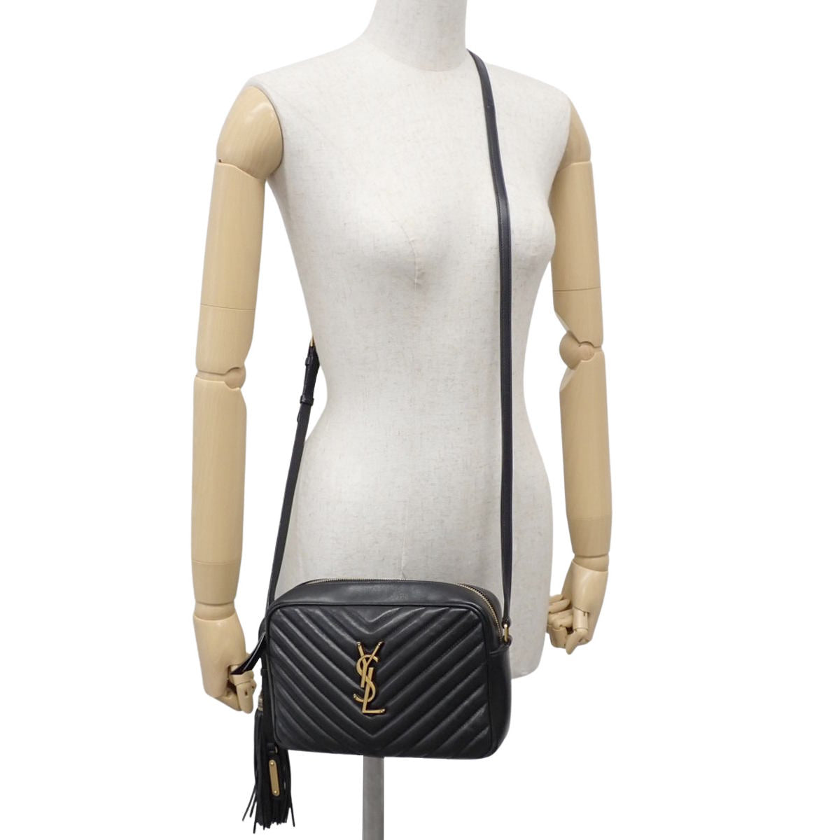 ルーカメラバッグ カーフ ブラック 574494