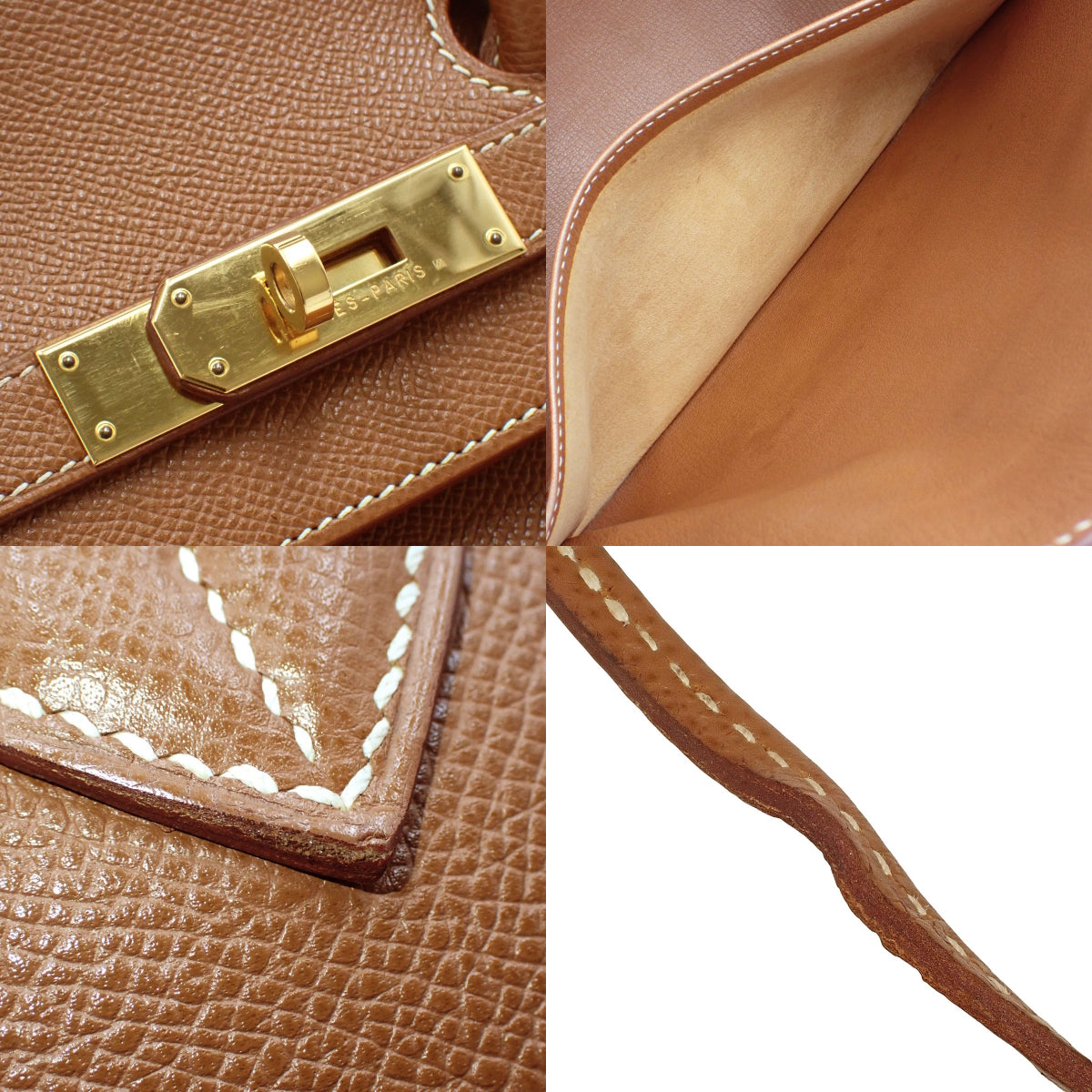 Birkin 35 in Couchvel Gold with Gold Hardware and F Stamp