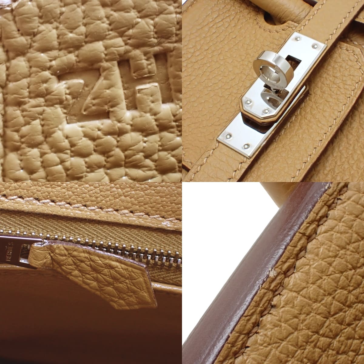 バーキン25 トゴ ビスキュイ シルバー金具 Z刻印