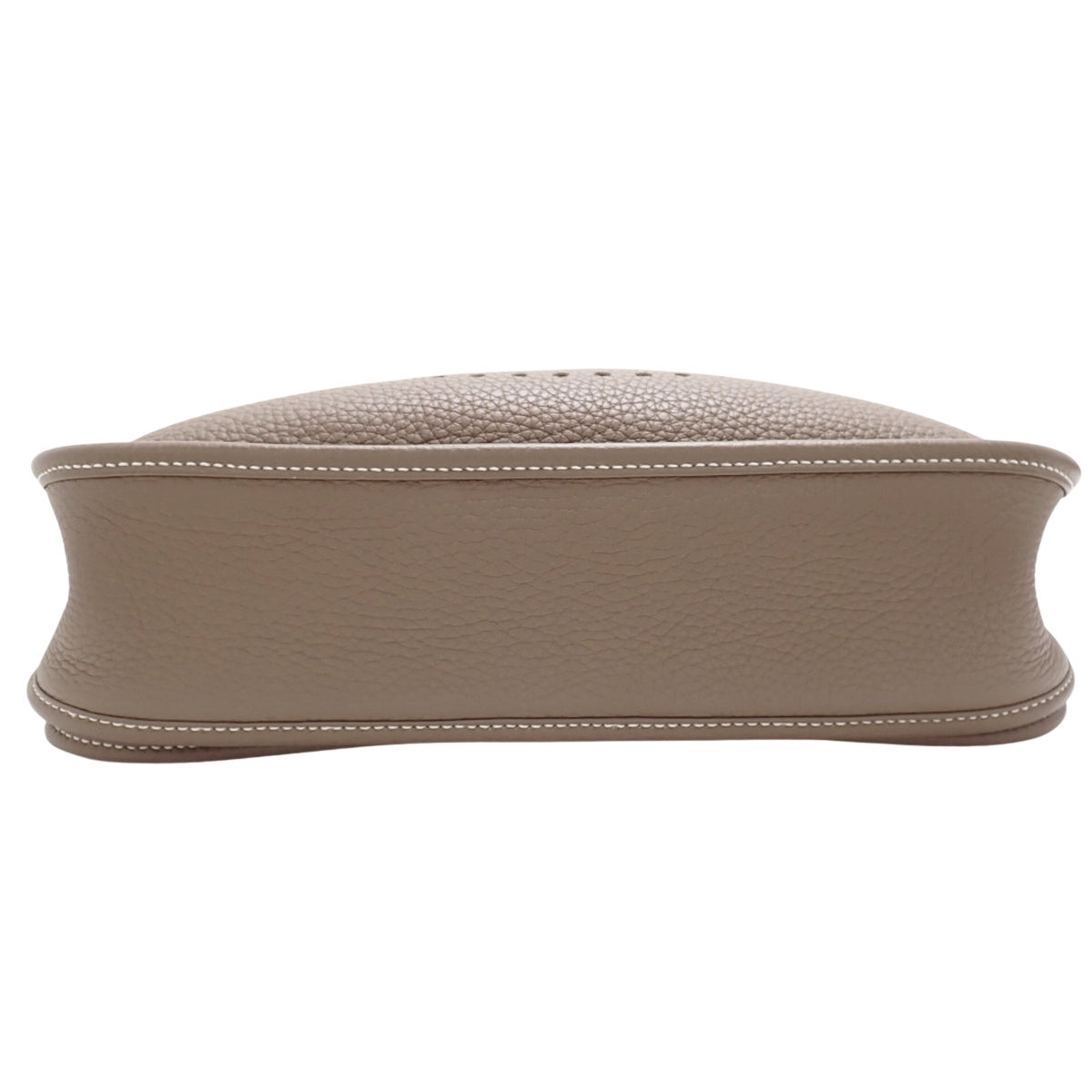 Evelyn 3PM Taurillon Clemence Etoupe/Etoupe Leather, Gold Hardware, B Stamp