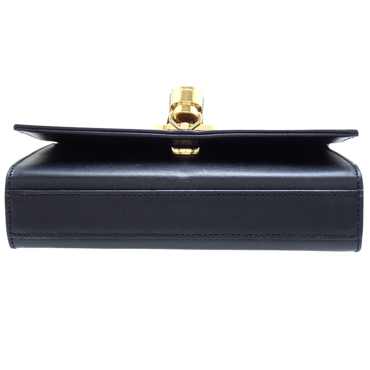 Kate Small Chain Shoulder Bag in Black Leather 354120